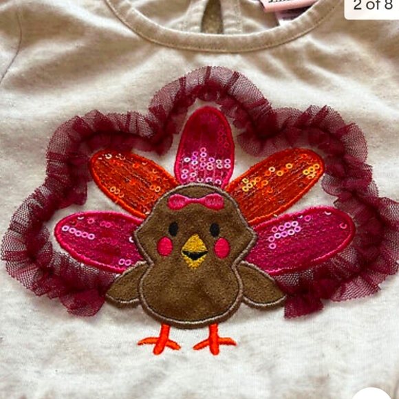 Turkey tutu shirt dress - Picture 2 of 4